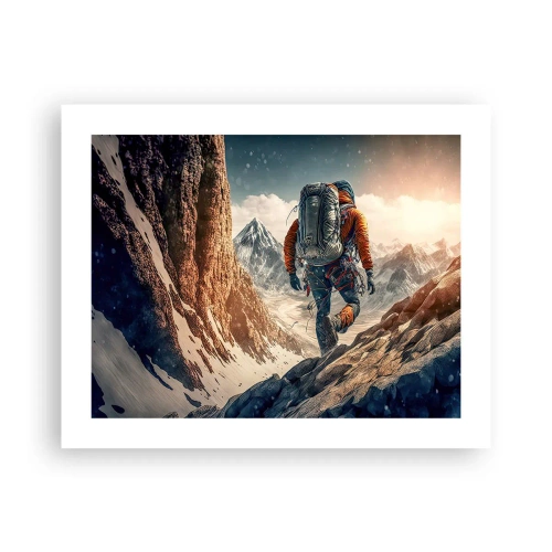 Plakat - Samotny wojownik - 50x40 cm
