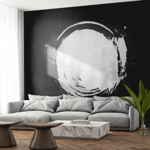 Fototapeta Samoprzylepna Deluxe Sticker - Dobre wyjście - Koło, Planeta, Księżyc - 100x70 cm