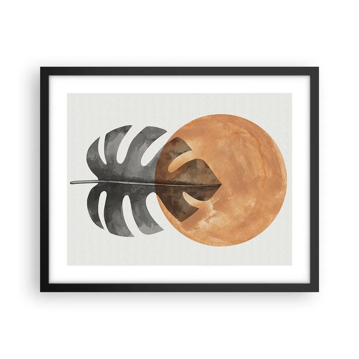 Plakat w czarnej ramie - Zawsze słońce - 50x40 cm