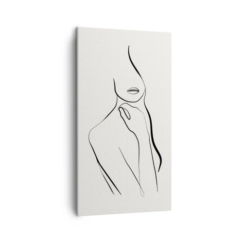 Obraz na płótnie - Fala melancholii - 45x80 cm