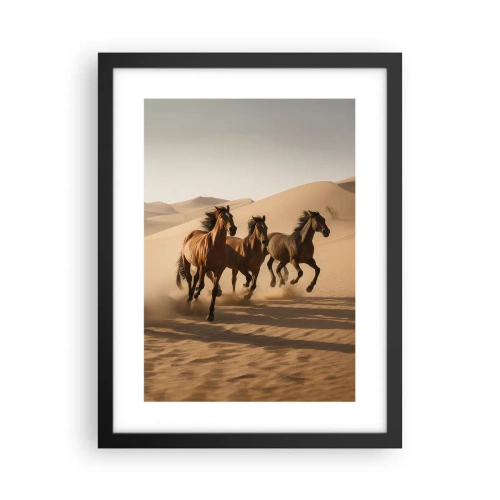 Plakat w czarnej ramie - Wolne jak wiatr - 30x40 cm