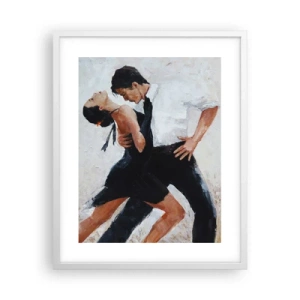Plakat w białej ramie - Tango mych marzeń i snów - 40x50 cm