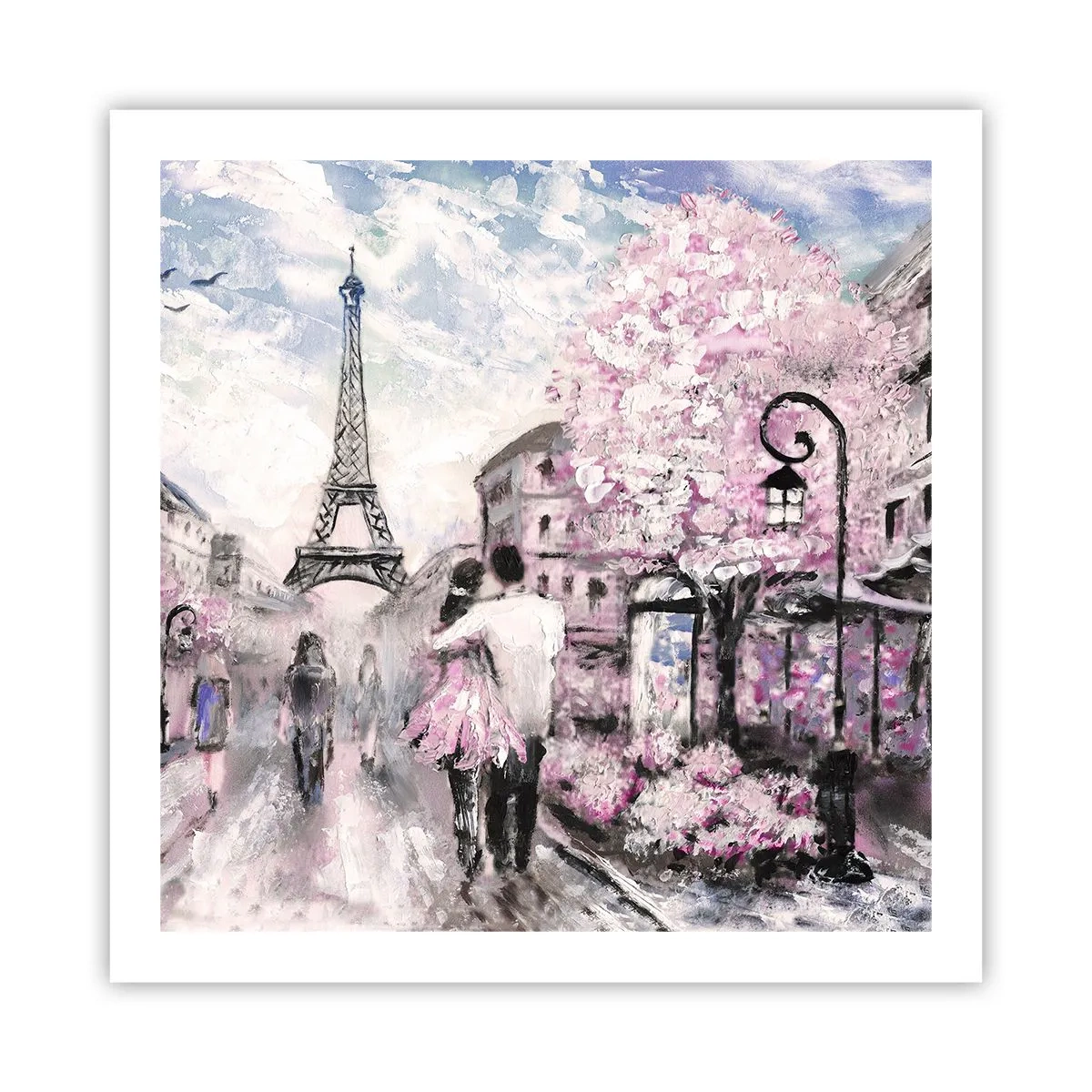 Plakat - Jak zakochac się, to tylko w… - 60x60 cm