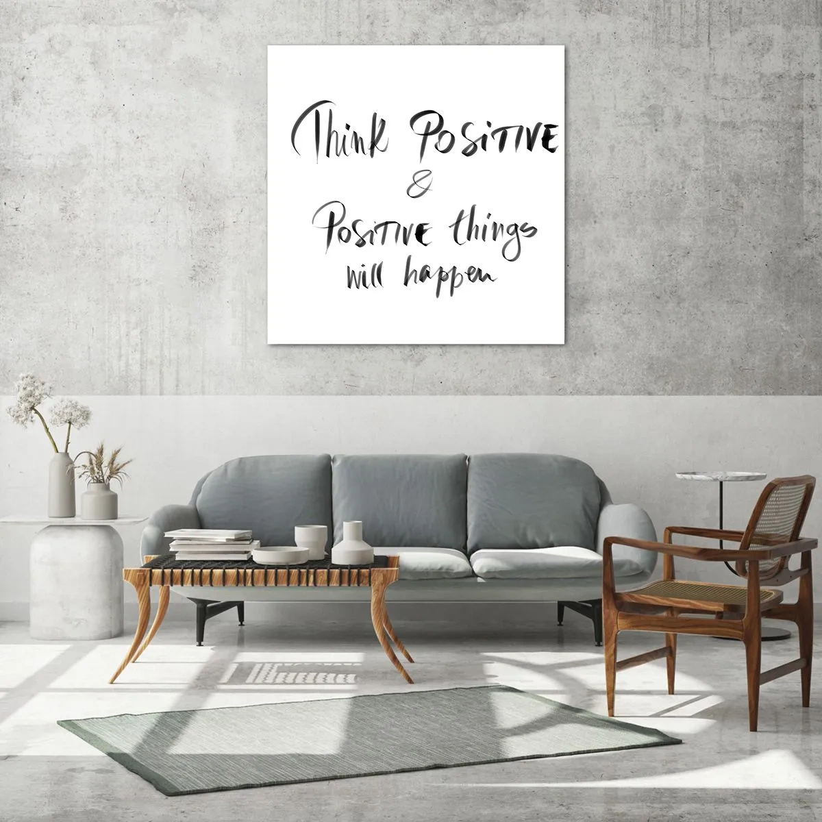 Obraz na szkle - Jak żyć? - 30x30 cm