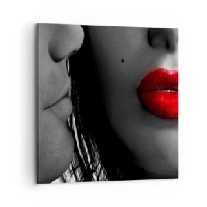 Obraz na płótnie - Twarz przy twarzy  - 60x60 cm