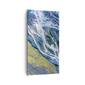 Obraz na płótnie - Naskalne malowidła natury - 65x120 cm