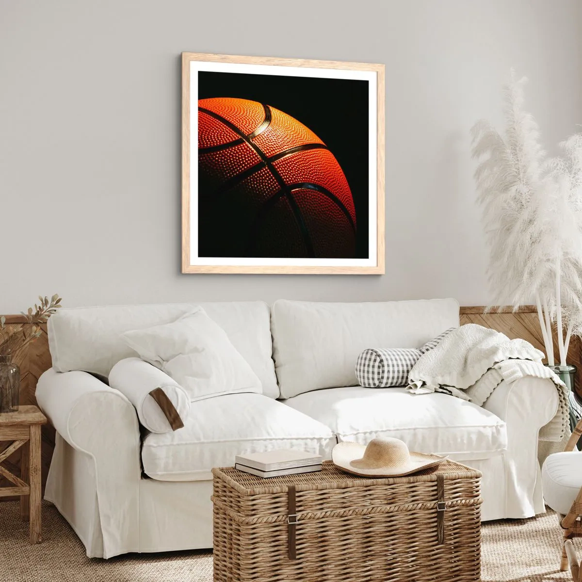 Plakat w ramie jasny dąb - Piękna jak planeta - 30x30 cm