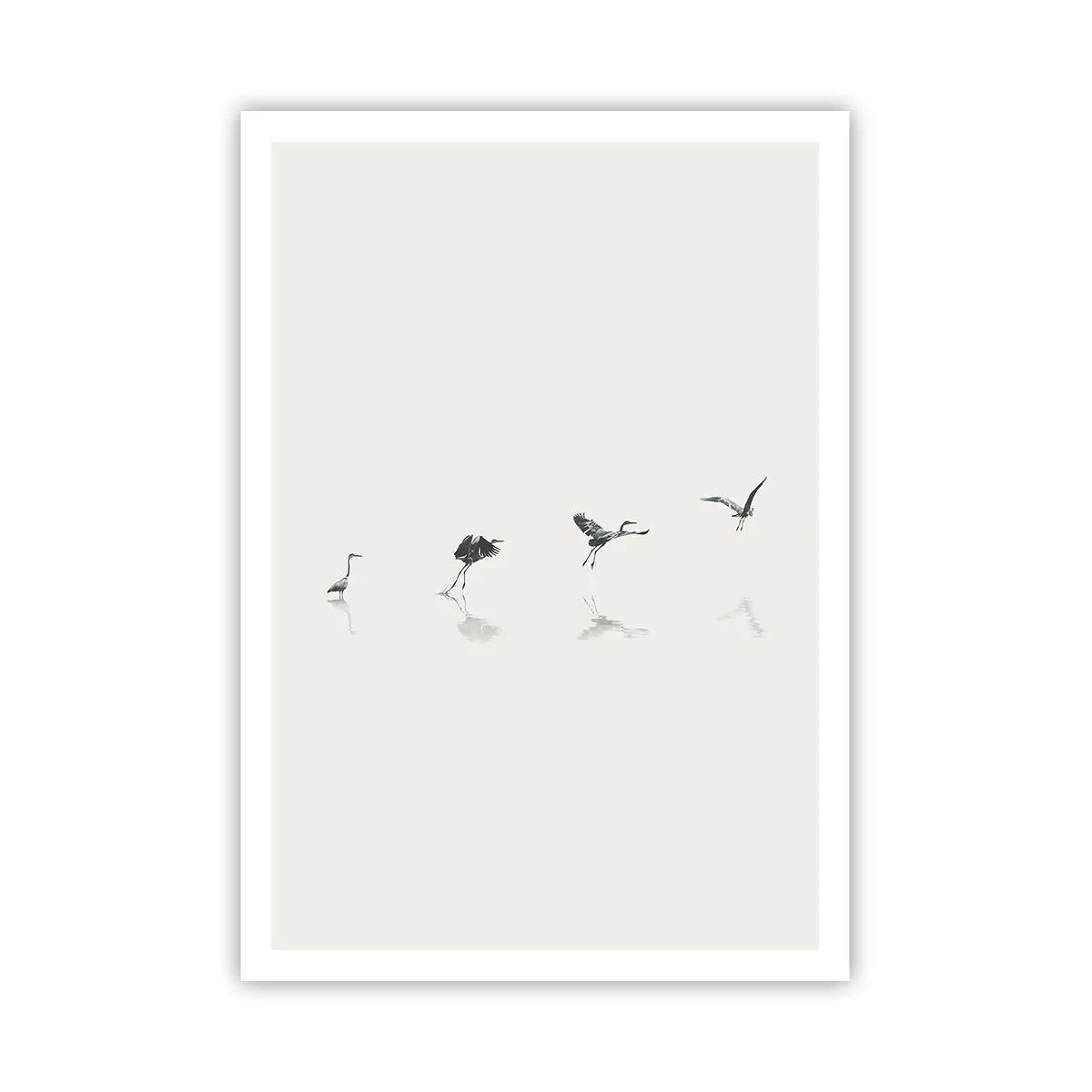 Plakat - Cztery proste kroki - 70x100 cm