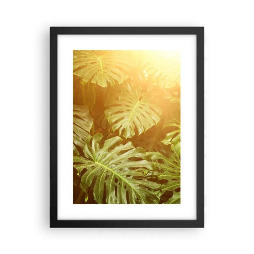 Plakat w czarnej ramie - W zieloność wstąpić… - 30x40 cm