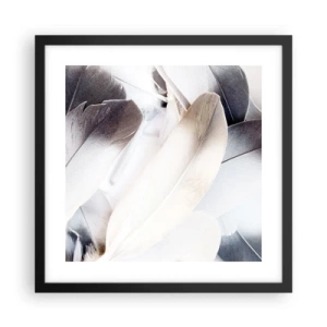 Plakat w czarnej ramie - Niemal anielskie - 40x40 cm