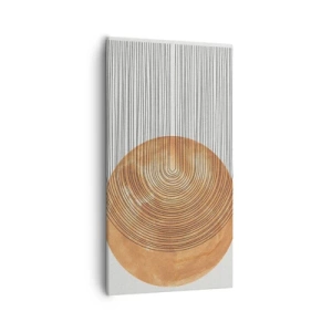 Obraz na płótnie - Kompozycja słoneczna - 55x100 cm