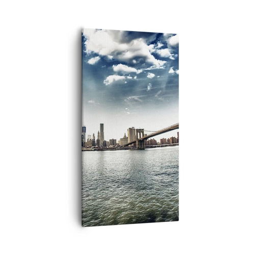 Obraz na płótnie - Szklana wyspa - 55x100 cm