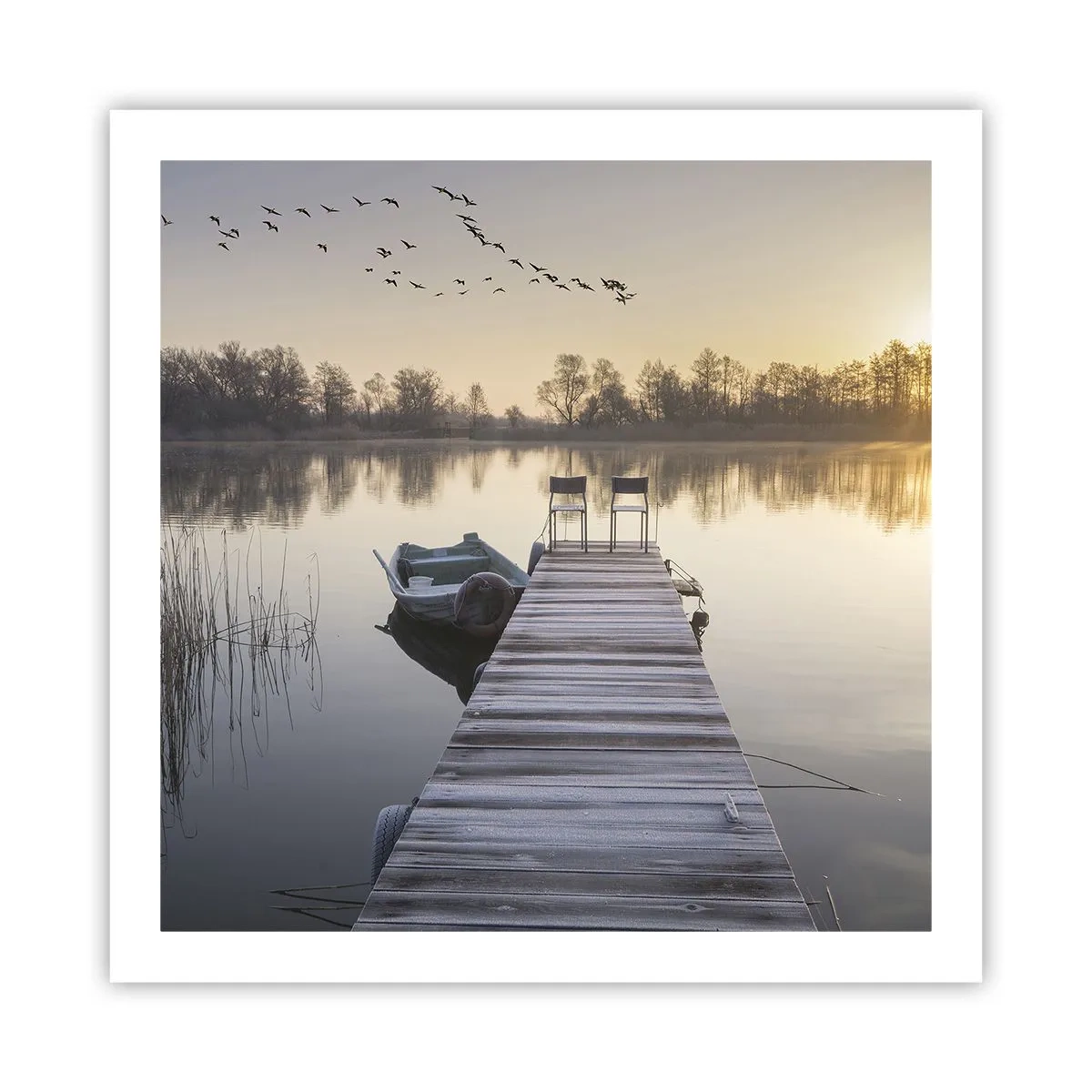 Plakat - Wrócę za jakiś czas - 60x60 cm