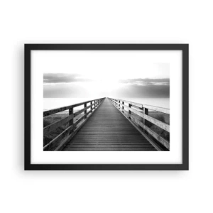Plakat w czarnej ramie - W siną dal… - 40x30 cm