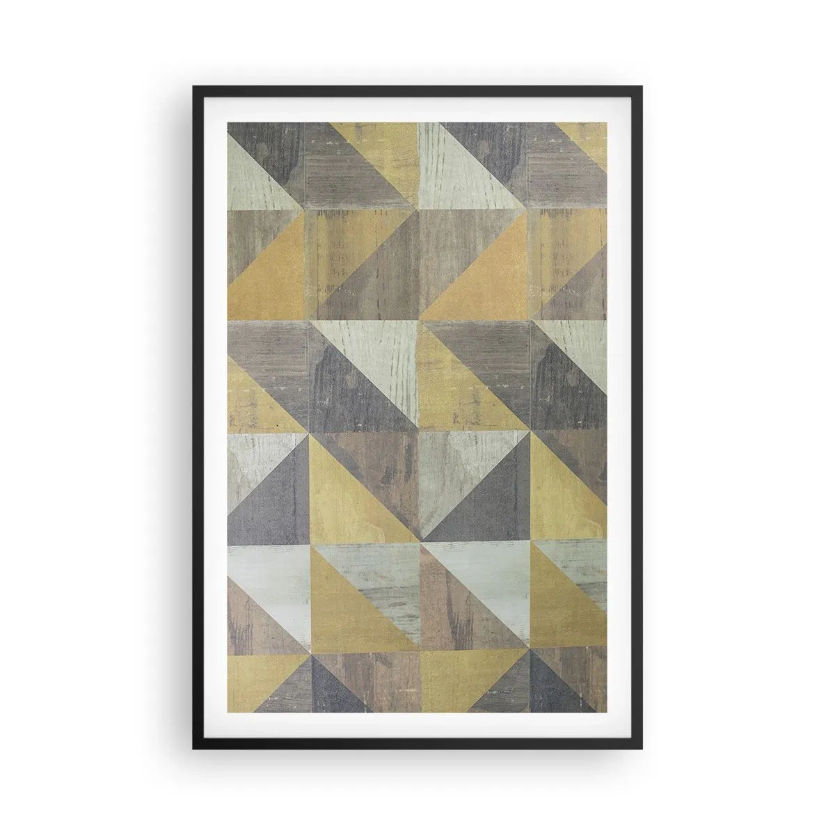 Plakat w czarnej ramie - Pod kątem trójkąta - 61x91 cm