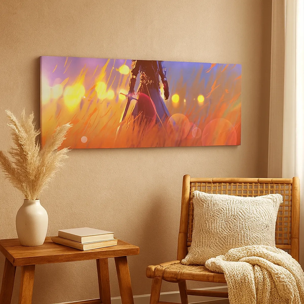 Obraz na płótnie - Błędny rycerz - 30x30 cm