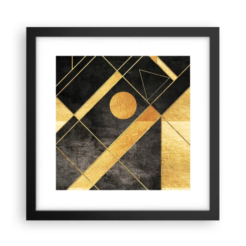 Plakat w czarnej ramie - Słońce pustyni - 30x30 cm