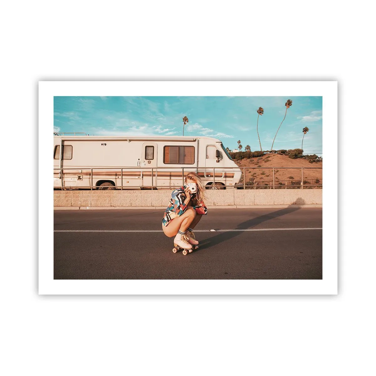 Plakat - Uśmiech, proszę! - 70x50 cm