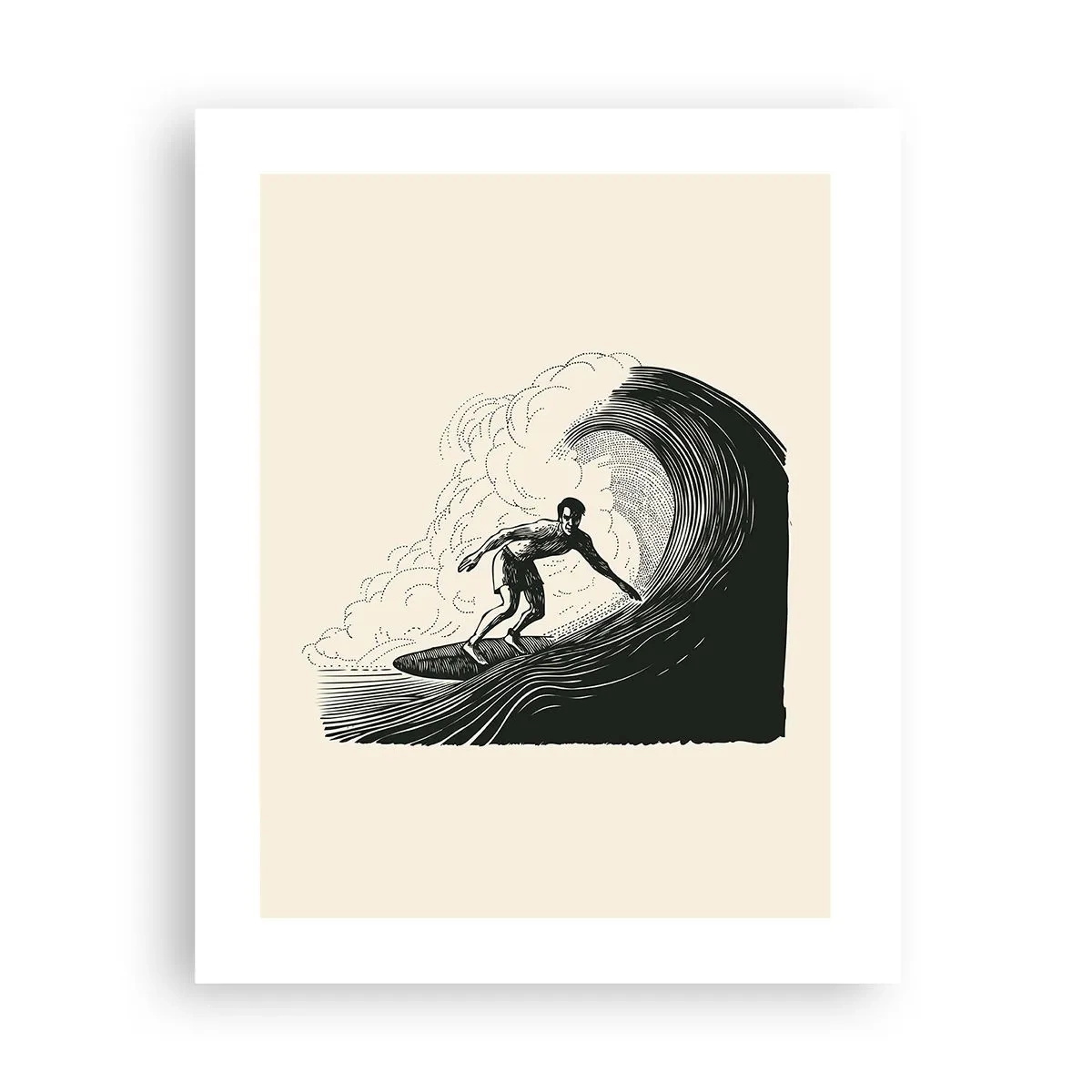 Plakat - Król fali - 40x50 cm