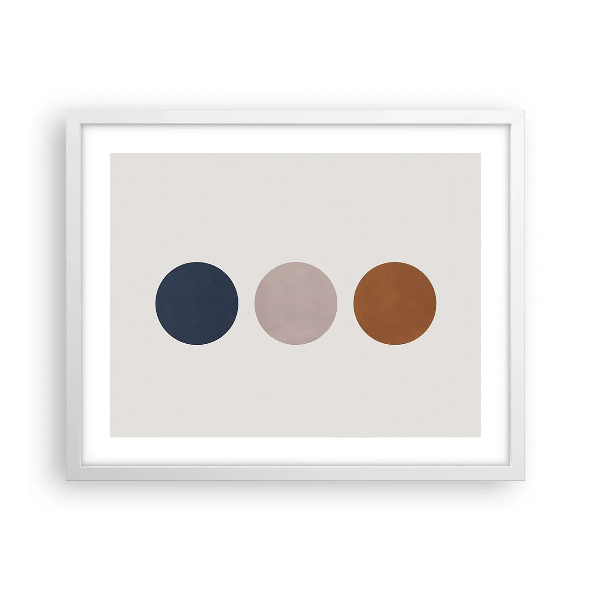 Plakat w białej ramie - Symbol doskonałości - 50x40 cm