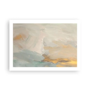Plakat - Abstrakcja – kraina łagodności - 70x50 cm