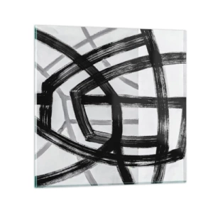 Obraz na szkle - Budowanie głębi - 60x60 cm