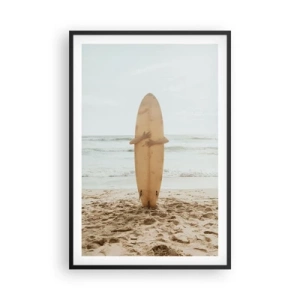 Plakat w czarnej ramie - Z miłości do fal - 61x91 cm