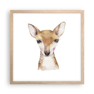 Plakat w ramie jasny dąb - Natura niewinności - 40x40 cm