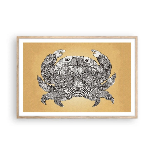 Plakat w ramie jasny dąb - Opowieści Pana Kraba - 91x61 cm
