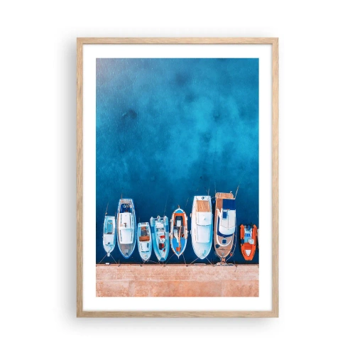 Plakat w ramie jasny dąb - W jednym rzędzie - 50x70 cm