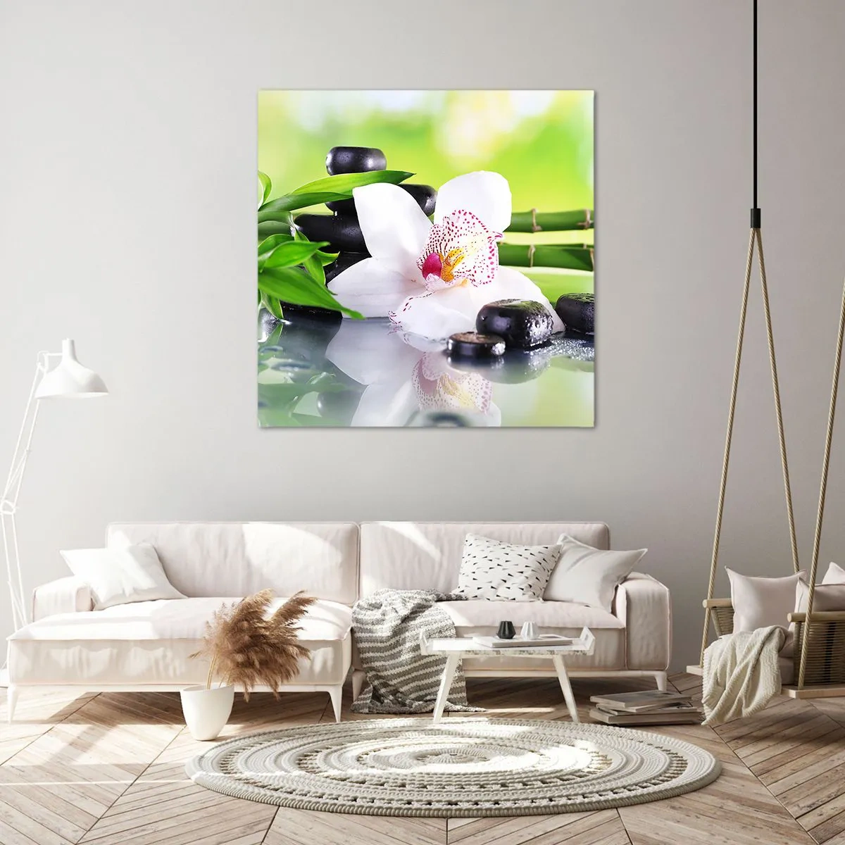 Obraz na płótnie - Chłodna świeżość - 40x40 cm