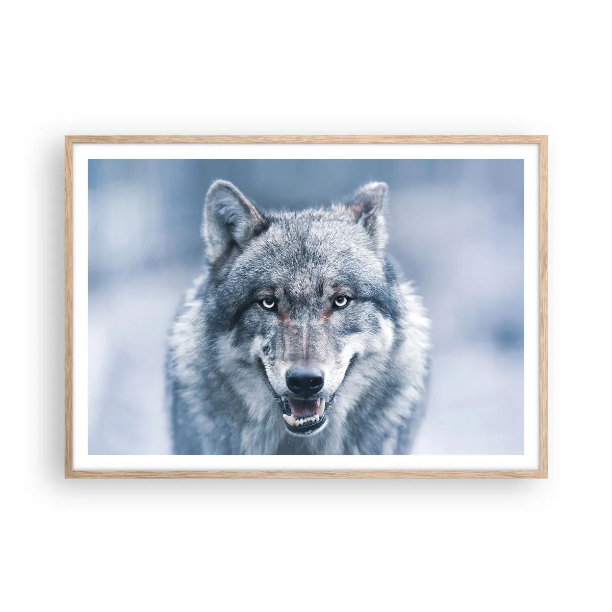 Plakat w ramie jasny dąb - Podejmiesz wyzwanie? - 100x70 cm