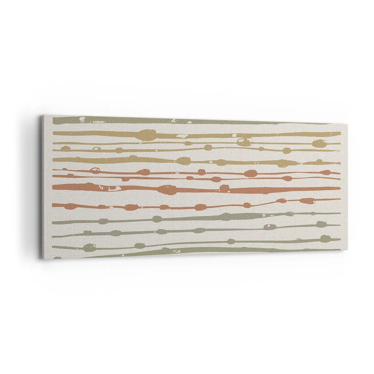 Obraz na płótnie - Muzyczny zapis barw - 100x40 cm