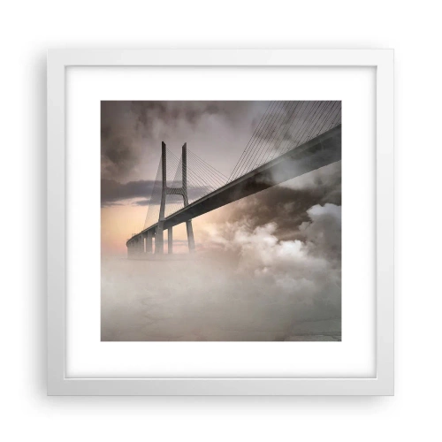 Plakat w białej ramie - Nad rzeką, której nie ma - 30x30 cm