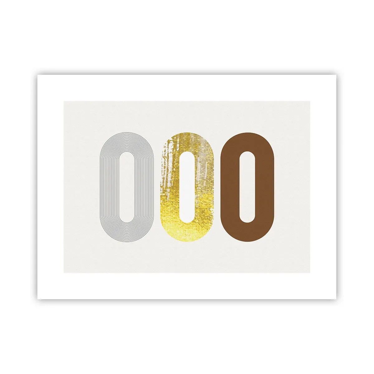 Plakat - Ooo! - 40x30 cm