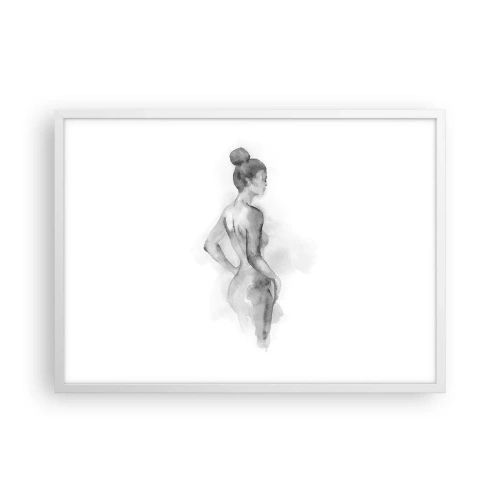 Plakat w białej ramie - Piękna jak malowanie - 70x50 cm