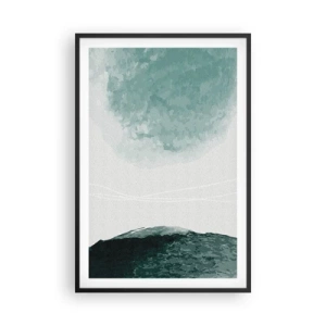 Plakat w czarnej ramie - Spotkanie z mgłą - 61x91 cm