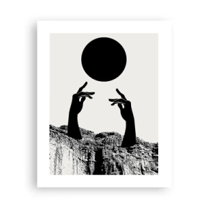 Plakat - Kompozycja surrealistyczna: słońce i reszta - 40x50 cm