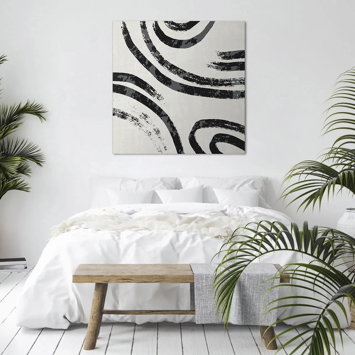 Obraz na płótnie - W pół zatrzymany - 70x70 cm