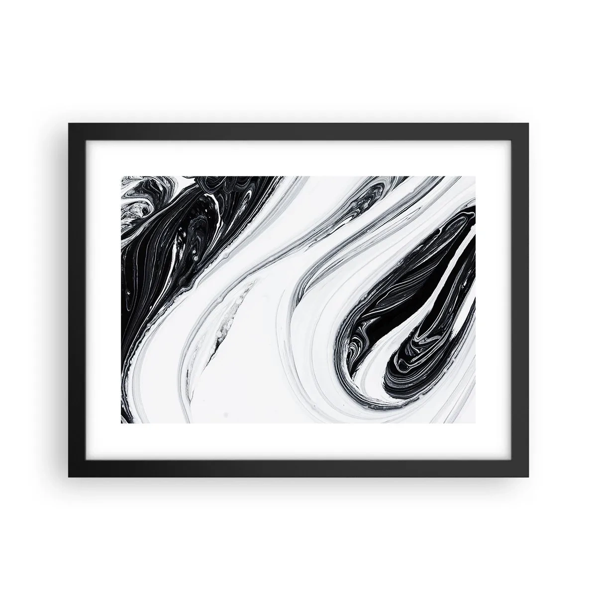 Plakat w czarnej ramie - Połączenie przeciwieństw - 40x30 cm