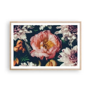 Plakat w ramie jasny dąb - Z barokowym przepychem - 91x61 cm