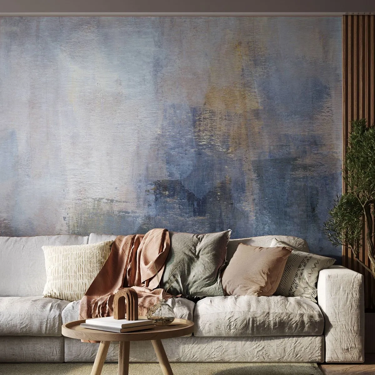 Fototapeta Premium Canvas - Tony i akordy barw - Abstrakcja, Sztuka, Malarstwo - 200x140 cm