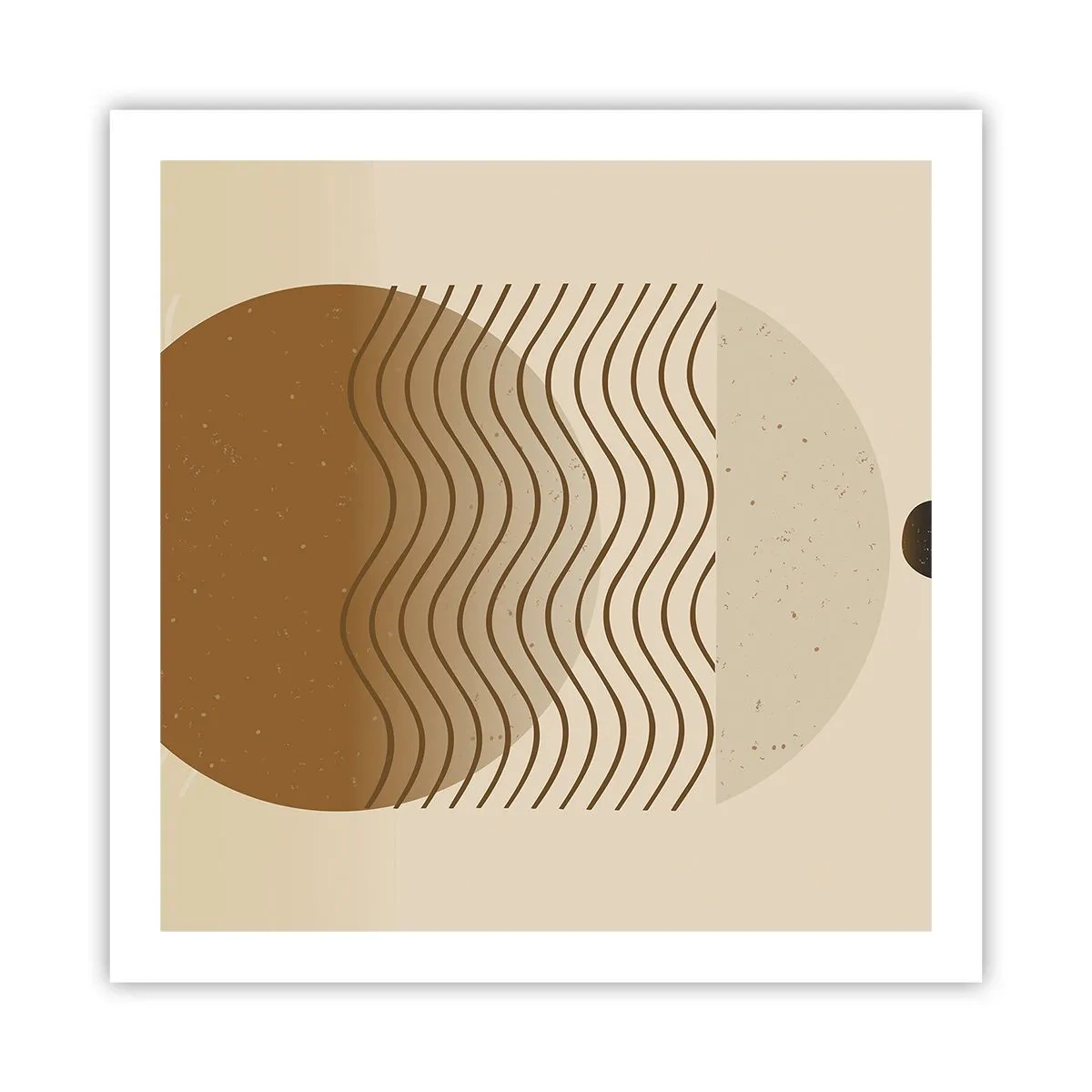 Plakat - O pochodzeniu figur geometrycznych - 60x60 cm