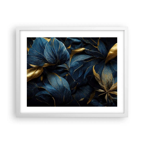 Plakat w białej ramie - Złotem podszyte - 50x40 cm