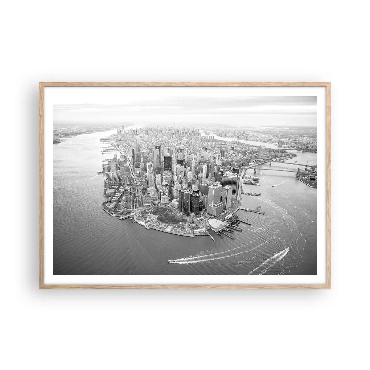 Plakat w ramie jasny dąb - Jak nie pokochać? - 100x70 cm