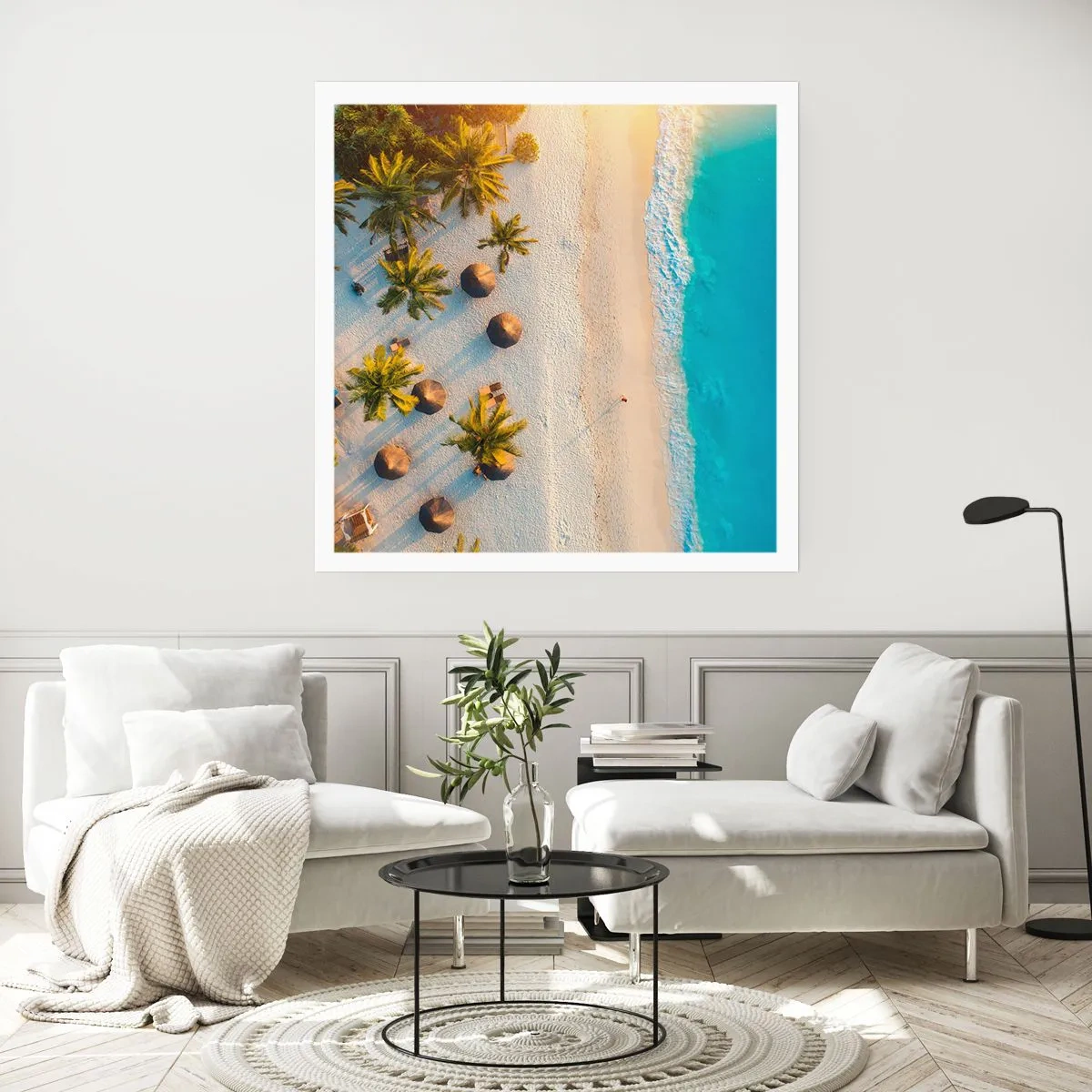 Plakat - Witaj w raju - 50x50 cm