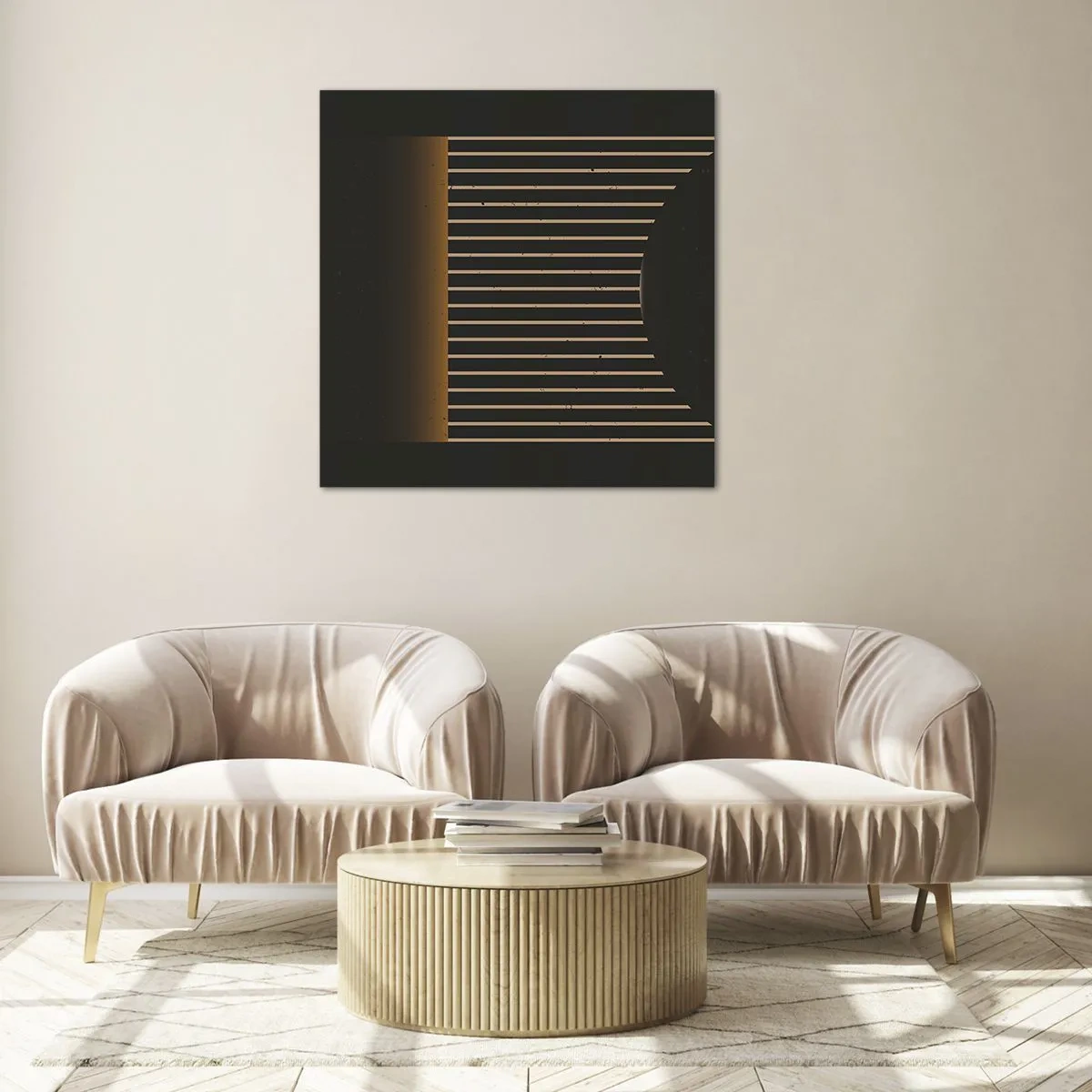 Obraz na szkle - Zbadać ciemność - 30x30 cm