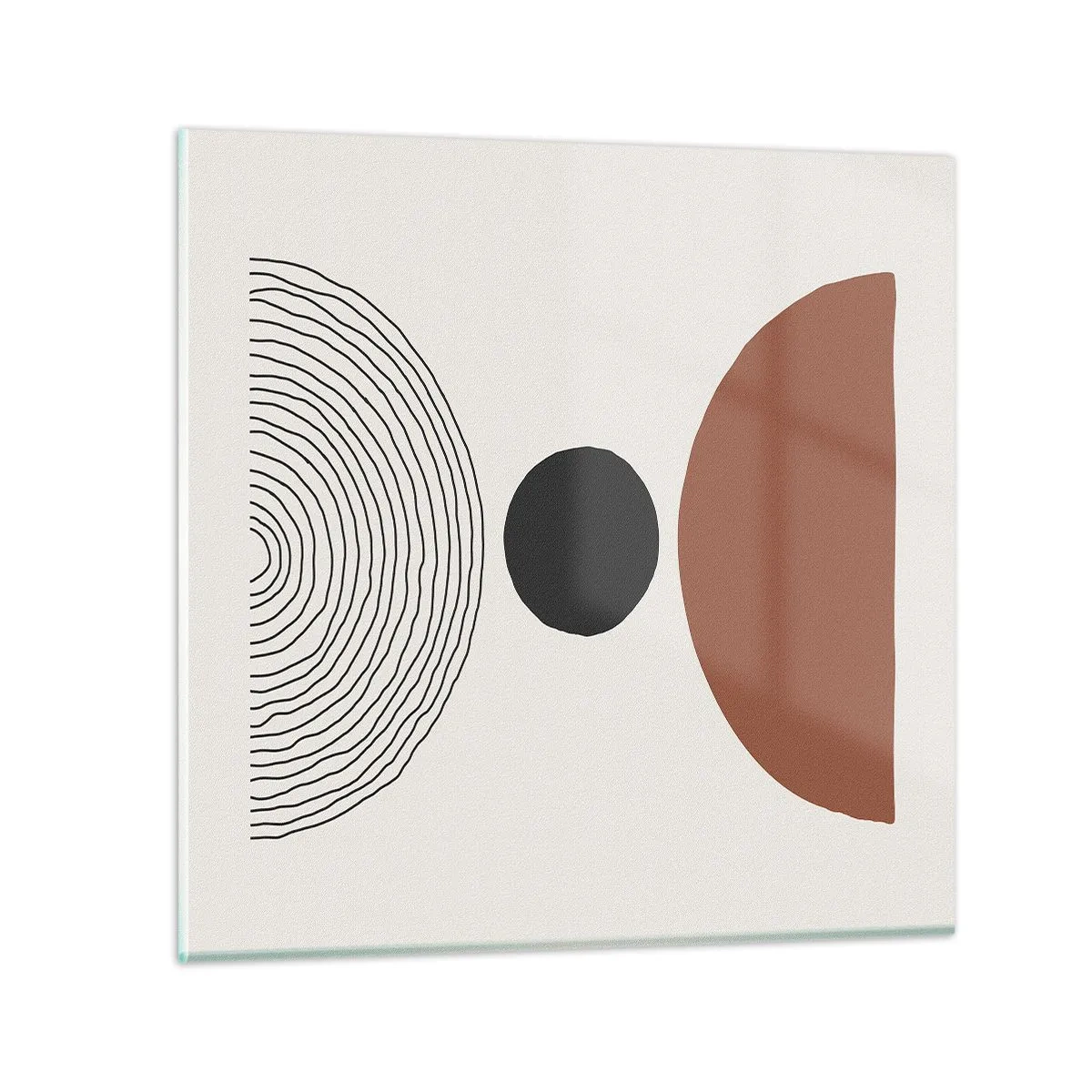 Obraz na szkle - W centrum uwagi - 70x70 cm