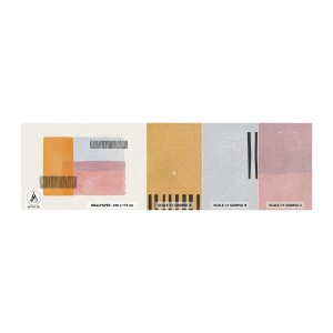 Fototapeta Próbka Premium Canvas - Z kąta w kąt - Abstrakcja, Sztuka, Minimalizm - 100x30 cm