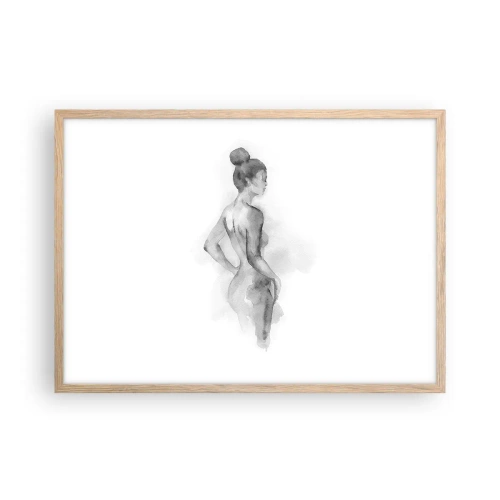 Plakat w ramie jasny dąb - Piękna jak malowanie - 70x50 cm